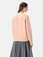 Maglione girocollo in alpaca con logo Ami de Coeur di Ami Paris - | Spazio Pritelli