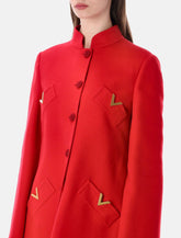 Valentino Garavani wool & cashmere drap coat - | Spazio Pritelli