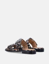 GANNI buckle two-strap sandals - | Spazio Pritelli