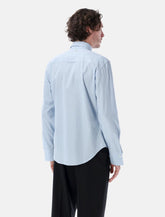 Ami Paris ruffled stripe shirt - | Spazio Pritelli