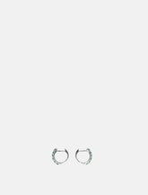 Orecchini a Cerchio Argento Cristalli Emanuele Bicocchi - | Spazio Pritelli