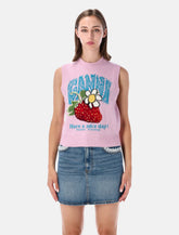 Ganni strawberry knit vest - | Spazio Pritelli