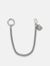 Carhartt WIP Cuban Link Keychain Silver - | Spazio Pritelli