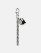 Carhartt WIP Cuban Link Keychain Silver - | Spazio Pritelli