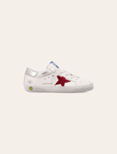 Golden Goose Kids sneakers Super-Star in pelle bianca - | Spazio Pritelli