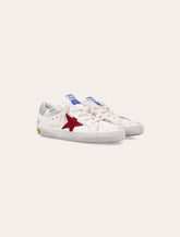 Golden Goose Kids sneakers Super-Star in pelle bianca - | Spazio Pritelli