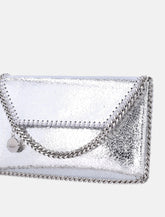 Stella McCartney Falabella wallet on chain silver - | Spazio Pritelli