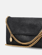 Stella McCartney Falabella wallet crossbody gold chain - | Spazio Pritelli