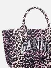 Ganni leopard medium tote - | Spazio Pritelli
