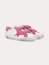 Golden Goose kids Old School leather and suede sneakers - | Spazio Pritelli