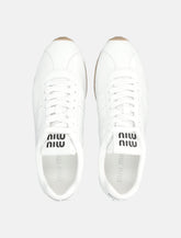 Sneakers Miu Miu Plume in naplak - | Spazio Pritelli