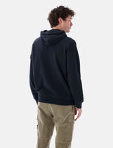 Stone Island brushed organic cotton zip-up hoodie - | Spazio Pritelli