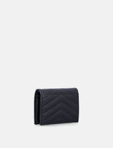 Saint Laurent Cassandre matelassé flap card holder - | Spazio Pritelli
