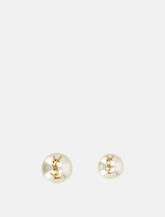 Asymmetric Pearl Earrings - | Spazio Pritelli