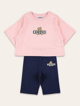 Moschino Kids cropped T-shirt & shorts set - | Spazio Pritelli
