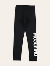 Moschino Kids logo print leggings - | Spazio Pritelli