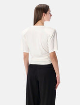 Magda Butrym knotted T-shirt - | Spazio Pritelli