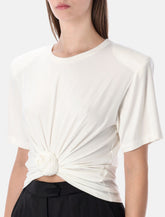 Magda Butrym knotted T-shirt - | Spazio Pritelli