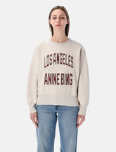 Anine Bing Harry Shrunken black sweatshirt - | Spazio Pritelli