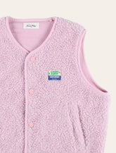 American Vintage Hoktown pink vest for kids - | Spazio Pritelli