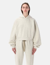 Essentials Fear of God beige 90’s raglan hoodie - | Spazio Pritelli