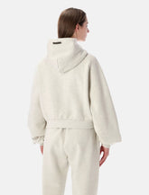 Essentials Fear of God beige 90’s raglan hoodie - | Spazio Pritelli