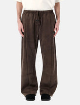 Essentials Fear of God suede fleece flare pants - | Spazio Pritelli