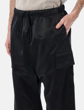 Fear of God Essentials bonded satin pants black - | Spazio Pritelli