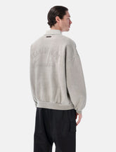 Fear of God Essentials grey embroidered polo - | Spazio Pritelli