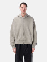 Fear of God Essentials full zip hoodie grey - | Spazio Pritelli
