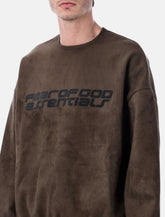 Essentials Fear of God Modern suede sweatshirt - | Spazio Pritelli