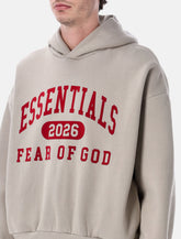 Fear of God Essentials Classic hoodie smoke grey - | Spazio Pritelli