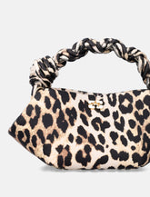 Borsa Mini Bou in eco-pelle Leopard Ganni - | Spazio Pritelli