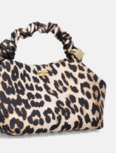 Borsa Small Bou in eco-pelle Leopard Ganni - | Spazio Pritelli