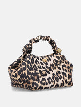 Borsa Small Bou in eco-pelle Leopard Ganni - | Spazio Pritelli