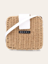 Marni Borsa Raffia per Ragazze Spallina Bianca - | Spazio Pritelli