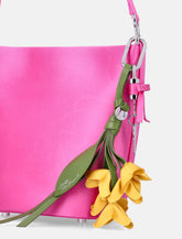 Self-Portrait pink satin bucket bag - | Spazio Pritelli