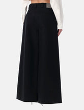Balenciaga black high-waisted wide-leg pants - | Spazio Pritelli