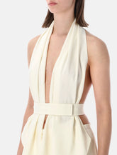 Top drappeggiato effetto sciarpa Alberta Ferretti - | Spazio Pritelli
