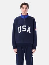 Polo Ralph Lauren USA teddy sweatshirt with zip - | Spazio Pritelli