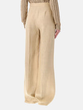 Ralph Lauren Dean linen wide-leg trousers - | Spazio Pritelli