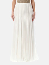 Ralph Lauren pleated jersey Niccola maxi skirt - | Spazio Pritelli