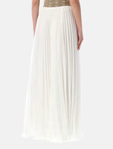 Ralph Lauren pleated jersey Niccola maxi skirt - | Spazio Pritelli