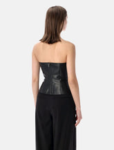 Ralph Lauren Harling lambskin bustier - | Spazio Pritelli