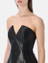 Ralph Lauren Harling lambskin bustier - | Spazio Pritelli