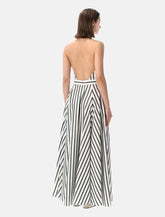 Ralph Lauren striped cotton Eldred maxi dress - | Spazio Pritelli