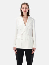 Ralph Lauren double-breasted blazer with sheer back panel - | Spazio Pritelli