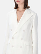 Ralph Lauren double-breasted blazer with sheer back panel - | Spazio Pritelli