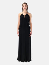 Max Mara Alamaro fluid satin sleeveless jumpsuit - | Spazio Pritelli