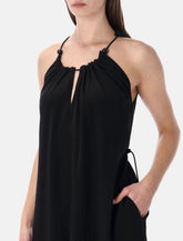 Max Mara Alamaro fluid satin sleeveless jumpsuit - | Spazio Pritelli